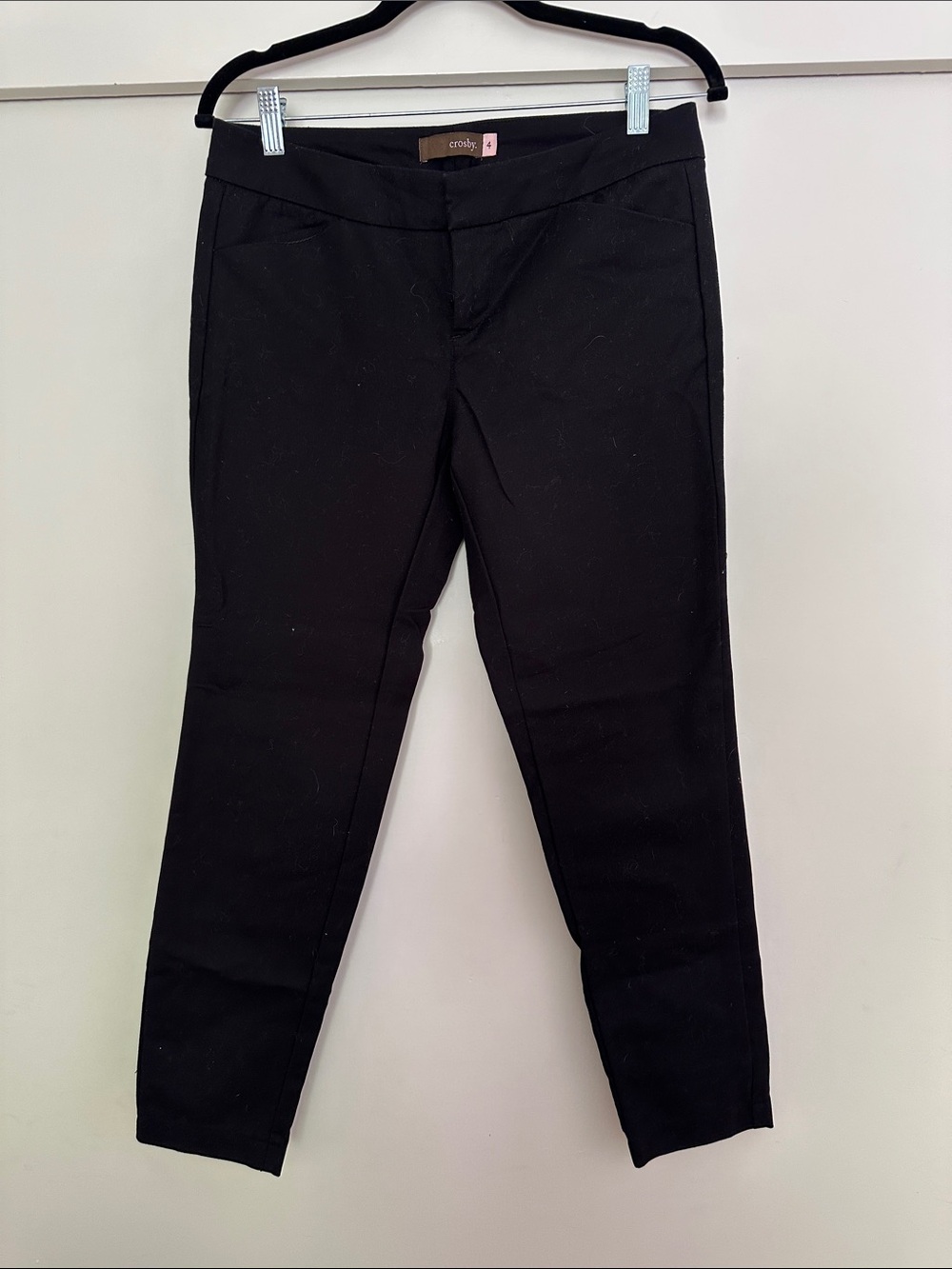crosby. Black Ankle Crop Slim Jeans